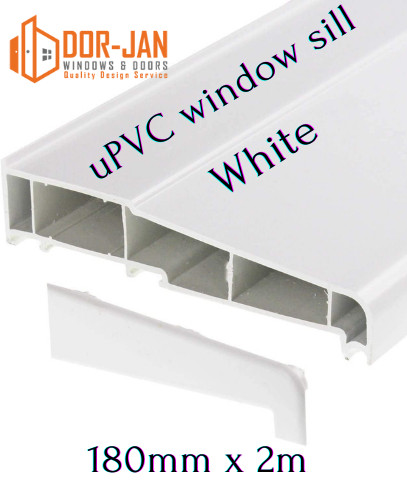 180mm white upvc sill - upvc,