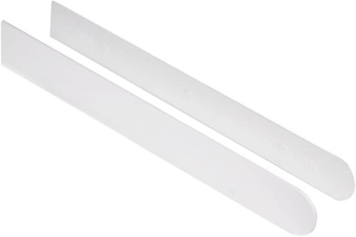 White window sill end caps - white,